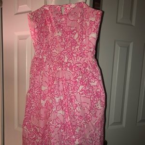 Lilly Pulitzer Strapless Foxy Print Dress